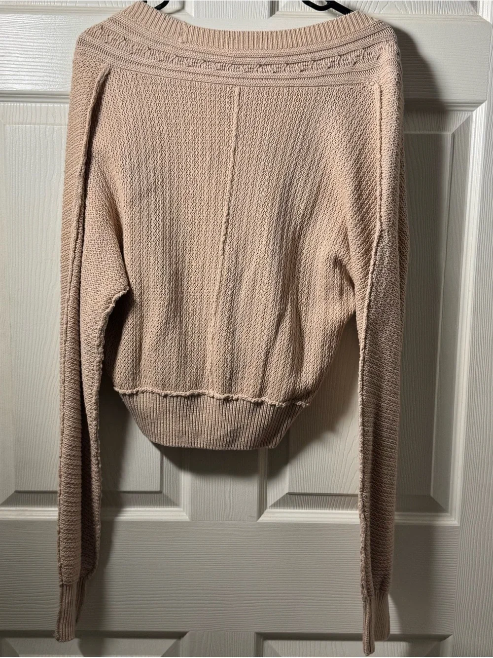 Free People Beige Knit Sweater S